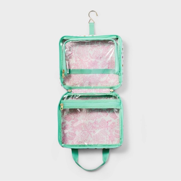 Roller Rabbit x Target Disco Hearts Wave Hanging Toiletry Bag - Picture 2 of 3